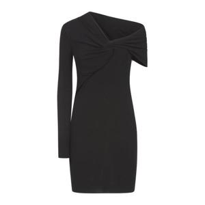 생로랑 숏 원피스 753164Y7F93 1000 BLACK