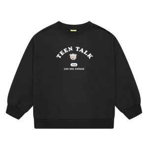 [에꼴리에]MARIO여아 기모 베어 포인트 맨투맨 티셔츠 21R0451_BK