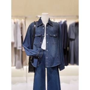 [숲]가슴포켓 데님셔츠 SBALS82