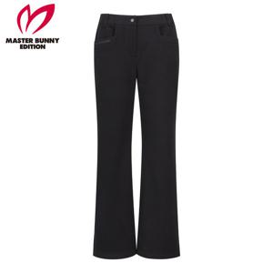 [마스터바니] 여성 슬릿 헴 부츠컷 백 밴딩 기모 팬츠