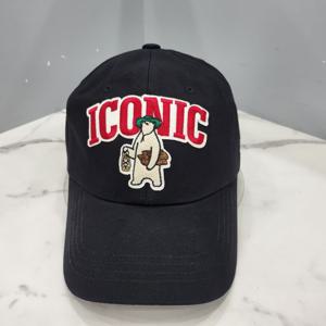 [지프]JP1GCU048 블랙 아이코닉 곰와펜 볼갭 야구모자_SC