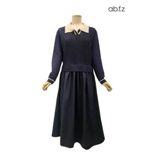 [에이비에프지]니트 레이어드 스타일 롱 원피스 APZ4HO33K