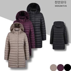 [마운티아]마운티아 여성 경량 롱다운 룽고다운자켓8 1CDJDW4508