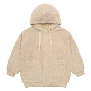 에꼴리에 여아 포켓 양털 후드 점퍼 21R0152_BE