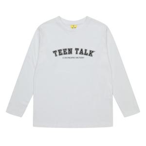 에꼴리에 여아 로고 라운드 트임 티셔츠 21R0481_WT