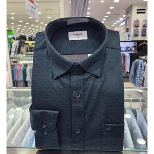 [레노마셔츠]저지솔리드라이크 프린트 일반핏 긴소매ROFSG1412GE