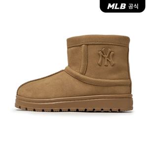 [MLB공식] 25FW 워머 스웨이드 부츠 NY (Brown) 3AWBCSW56-50BRS