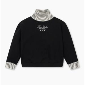 [베네통키즈 25FW-주니어 스트라이프 배색 맨투맨/QAMT22561