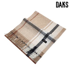 [닥스] 캐시미어100 체크 머플러 FKS044I