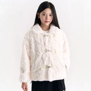 [더데이걸]뽀글이 퍼 자켓TGJA25W01_IC