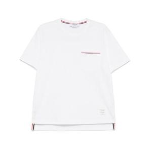 톰브라운 반팔 티셔츠 MJS295E J0235100 White