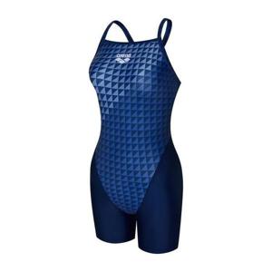 아레나 세이브존08 여성수영복 체크포인트 3부 반신 드롭백 A5FL1LD37NVY