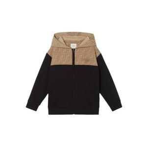 펜디 여아 베이지 짚업 후드 JUH106K_5V0F13IV