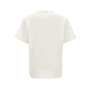 알렉산더 맥퀸 반팔 티셔츠 794604QTABP0909 Bianco White