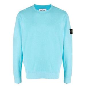 스톤아일랜드 7415554D9 V0042 와펜패치 스카이블루 남성 니트