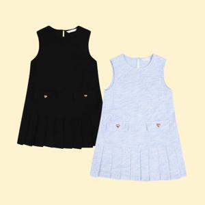 [로엠걸즈(아동)]신학기 단정 원피스RGOW2514P