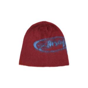 스투시 스컬캡 브러쉬드 오발 스탁 비니 와인 1321244