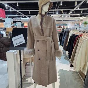 밀스튜디오 DP02 소매폭스털탈부착롱 핸드메이드더블코트 LQBCOT111