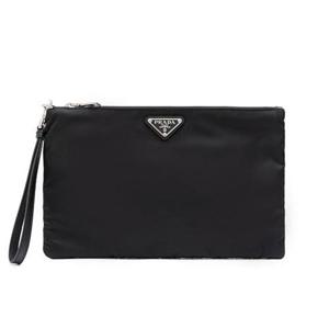 라프리마 [PRADA] 프라다 리나일론 및 사피아노 가죽 파우치 2NH006-2DMH-F0002