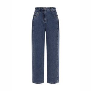 [올리브데올리브]옆 턱포인트 기모 와이드 데님팬츠 OJ5WLA49