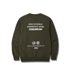 [지프]지프 스몰로고 암포켓 맨투맨 JQ3TSU817