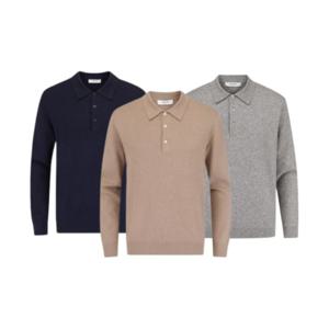 [에디션앤드지]베이직 카라 니트 3종 NEF4ET1501