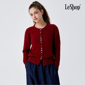 [르샵] 레인보우 버튼 니트 가디건 (BP9KC035A)