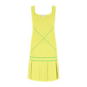 보테가베네타 에시드 그린 비스코스 블렌드 원피스 698085V1XG0