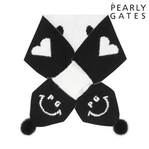 파리게이츠 (521E4AC001) 여성 스마일 폼폼 리버서블 머플러