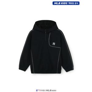 [MLB키즈US] (7AHDB1156-50BKS) 아웃도어 와플 반집업 후드 아동후드티셔츠 키즈후드티셔츠