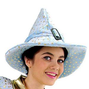 할로윈 캐릭터 리틀스타 마법사모자 스카이블루색 1P 할로윈모자 할로윈파티용품 할로윈복장 할로윈모자 할로윈 마녀모자 모자 할로윈용품