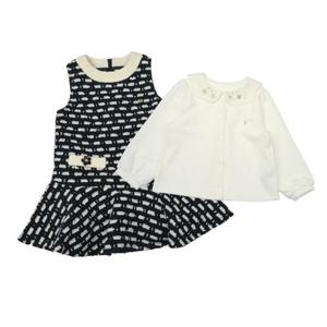 [프렌치캣(정상)]BK 트위드 JP/SK블라우스세트(Q55DAO080B010)