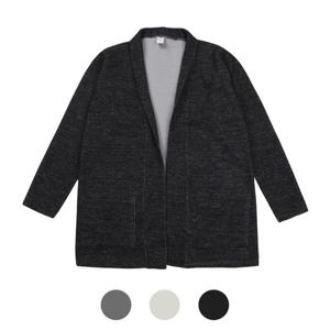 [파파브로]남성 간절기 롱기장 노버튼 숄가디건 HIT-JUA-Q017
