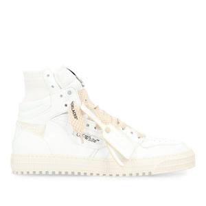 오프화이트 로고 디테일 라운디드 토 하이탑 스니커즈 OMIA065S