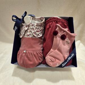 [쇼콜라]프레쥬원피스+안나플라워장말세트 TTOWOE084X-SET