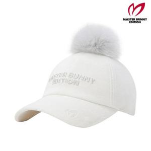 마스터바니  (421E4CP203) 여성 비딩 로고 폼폼이 코듀로이 볼캡