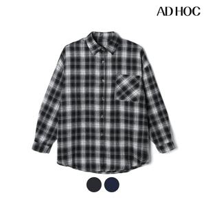 [애드호크]여성 오버핏 체크 셔츠 HB9LS51_DJ