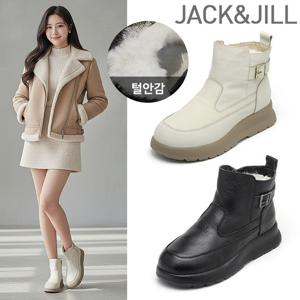 [잭앤질]잭앤질 소가죽 양털 앵클부츠(JD5772)