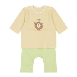 [압소바] [백일 돌선물] (아기유아내복) 호호루 7부 내의 (A1A103D2)