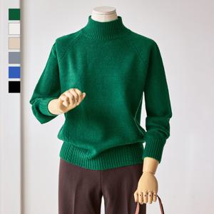 [커스텀에이블] 밑단 꽈빼기 반목 니트_T2512KN175D