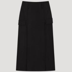 [리스트]울 혼방 플리츠 롱 스커트(TWWSKO82140)