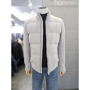 바쏘옴므 세이브존03 바쏘옴므 남자 라이트베이지 스웨이드 구스 점퍼 WSATZ4UA11A