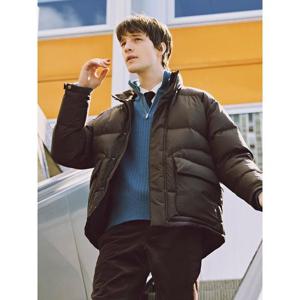 [로가디스] 나일론 세미오버핏 푸퍼 다운 - 브라운 (RY5X38C05D)