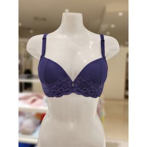 [비비안]밤하늘 별빛 퍼플 스팽클쟈가드 와이어압박X 모아주는 DE컵 저중심브라 (BR1980Q)