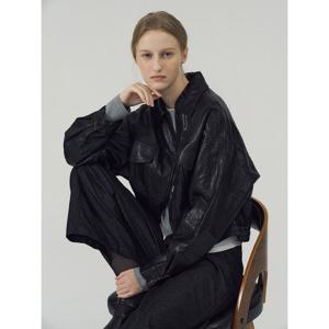 [코인코즈]집업 페이크 레더 자켓_CC5AJ103