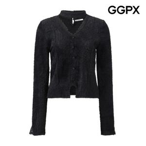 GGPX  초커넥 레이스 디테일 퍼 니트 GPBKP052F
