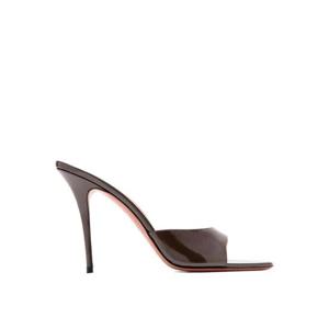 25 FW Amina Muaddi 엘로디 페이턴트 샌들 15S365680ELO TP446046186