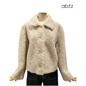 [에이비에프지]뽀글이 퍼 숏 재킷 APA1HF32A