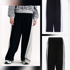 [더데이걸]융기모 배색 사이드 볼륨 팬츠 TGTM25T09