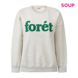 [숲]포렛 그래픽 기모 맨투맨 티셔츠 S5CLT07